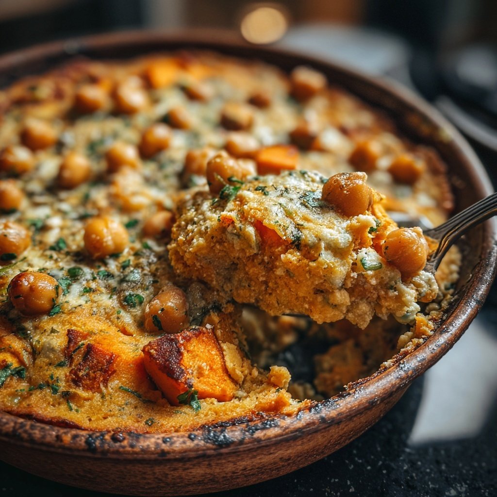 Sweet Potato Chickpea Bake