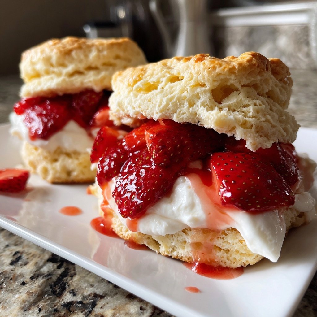 Valentines Treats Strawberry Shortcakes