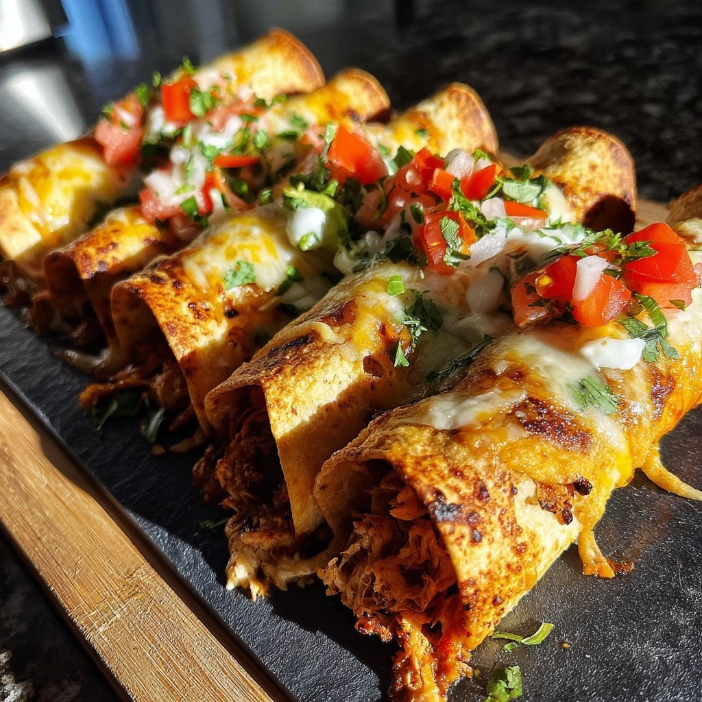 Super Bowl Party Food Baked Taquitos