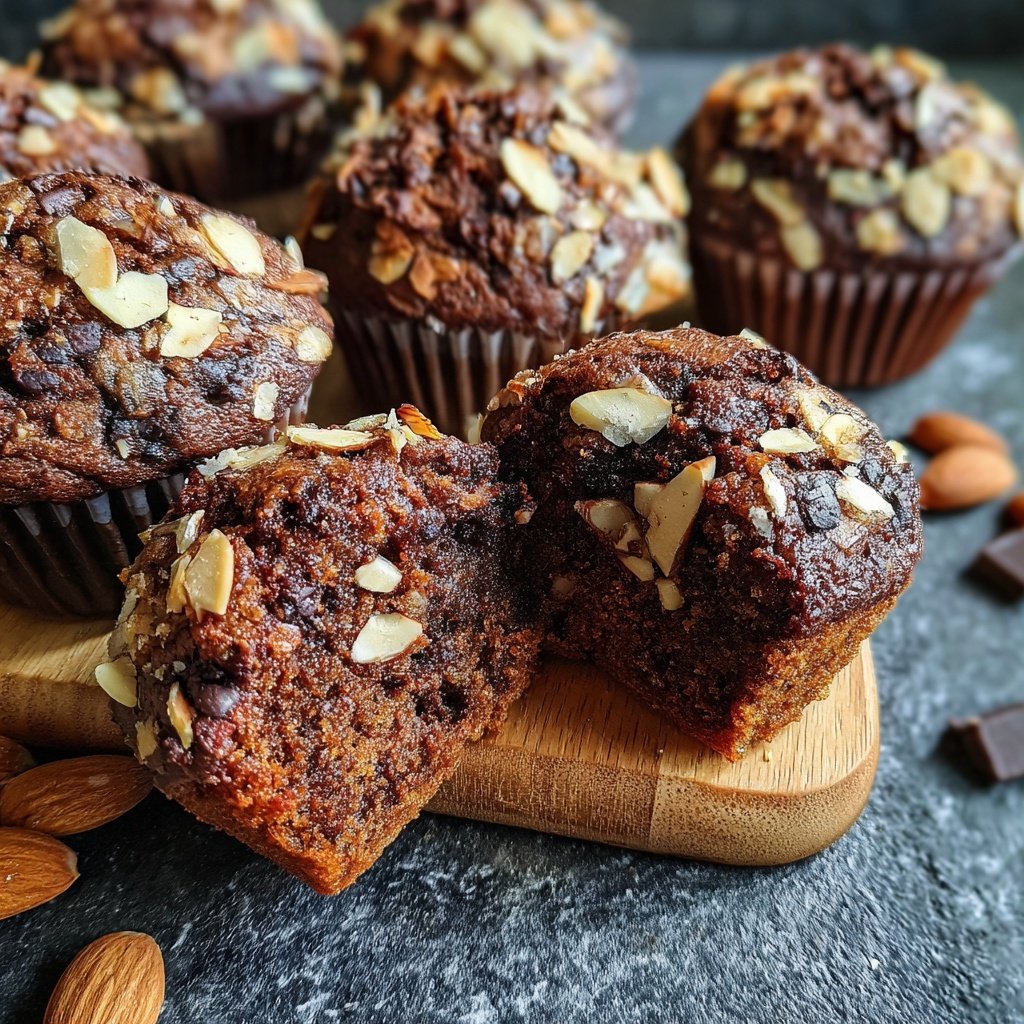 Chocolate Almond Flour Muffins