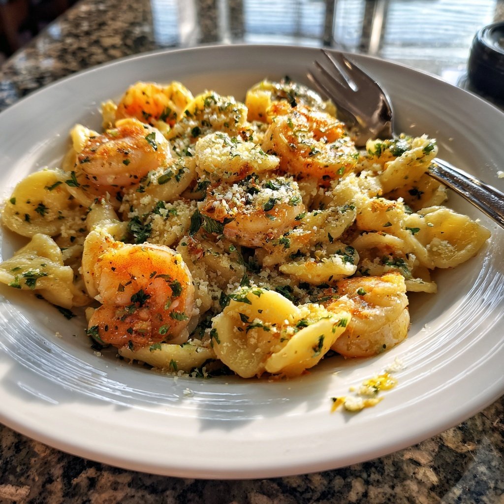 Shrimp Lemon Butter Pasta
