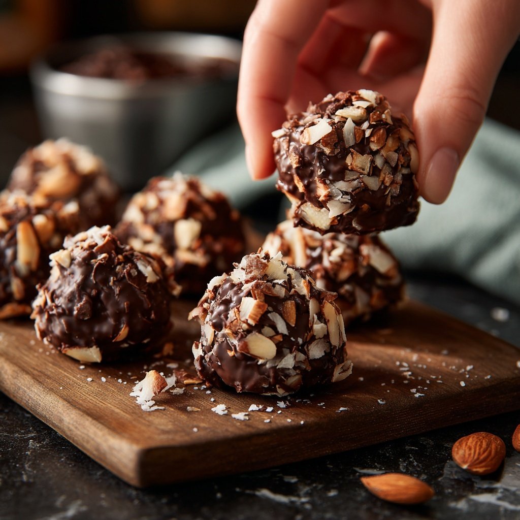 Chocolate Coconut Almond Snack Bites