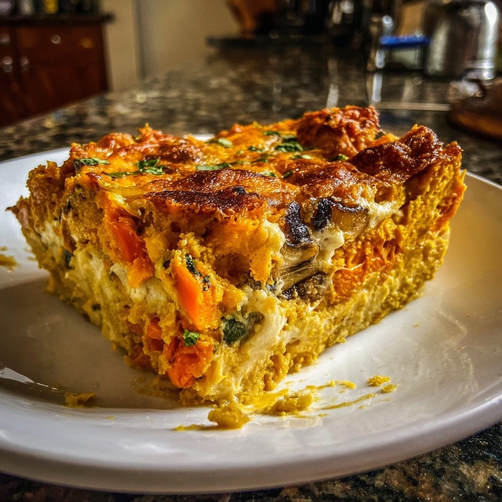 Baked Sweet Potato Veggie Bake