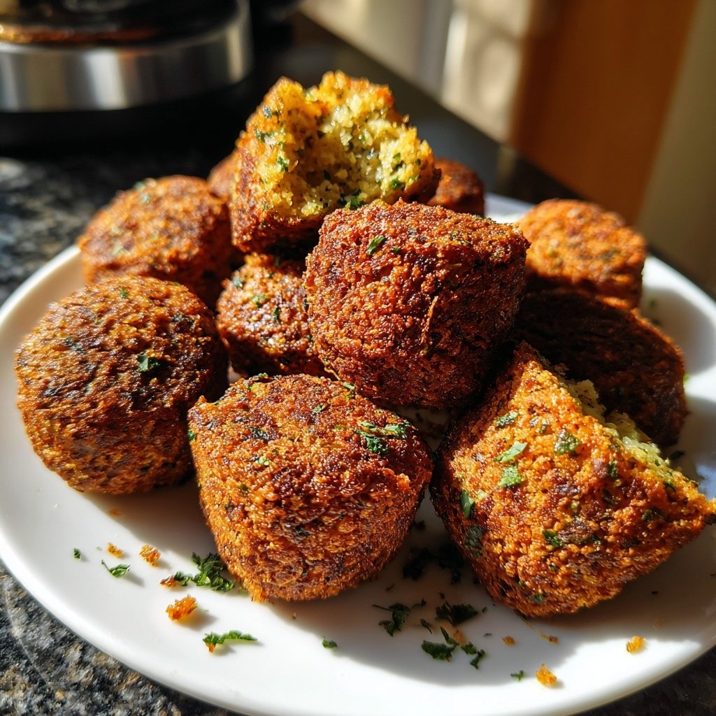 Super Bowl Food Crispy Falafel Nuggets