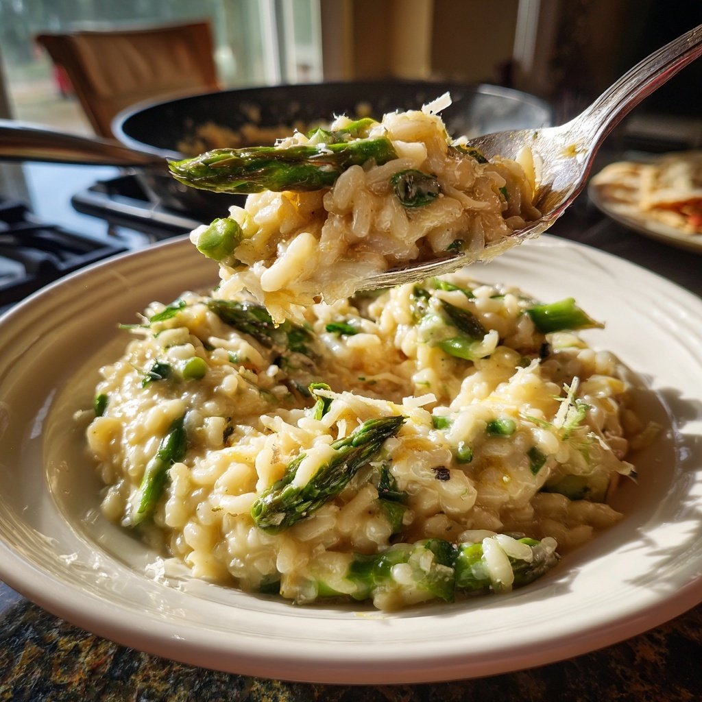 Romantic Asparagus Lemon Risotto