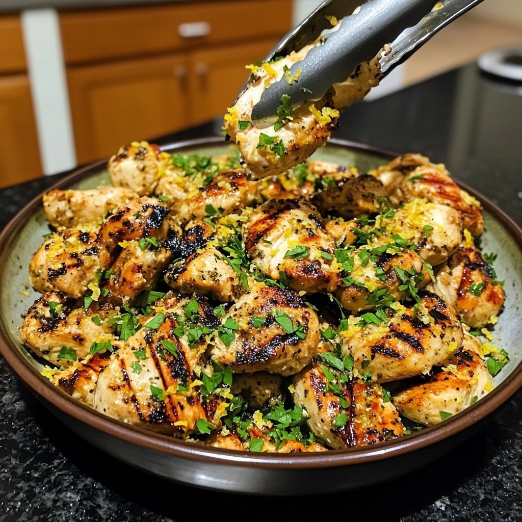 Grilled Lemon Herb Chicken Bowl