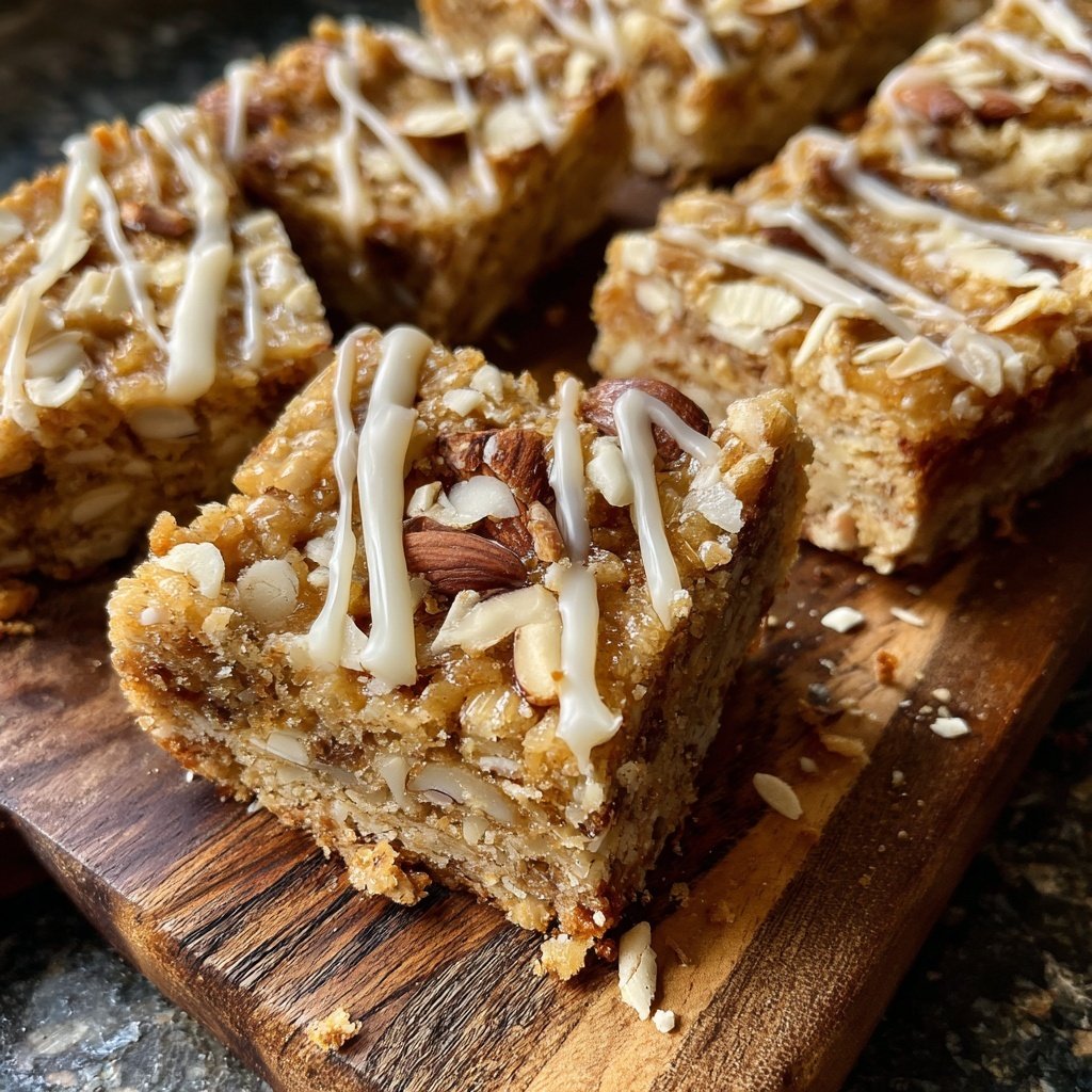 Vanilla Almond Breakfast Bars
