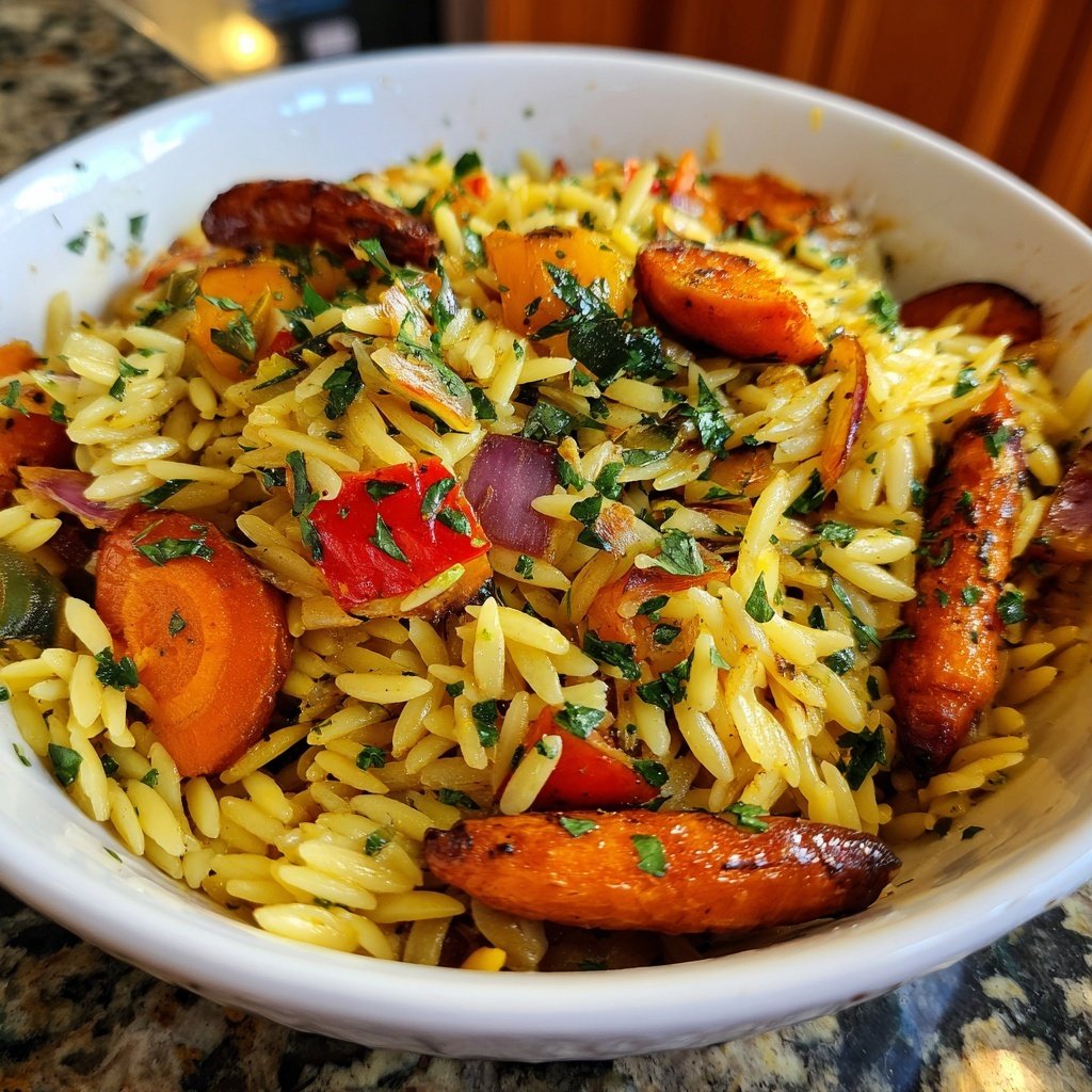 Sunday Roasted Vegetable Orzo