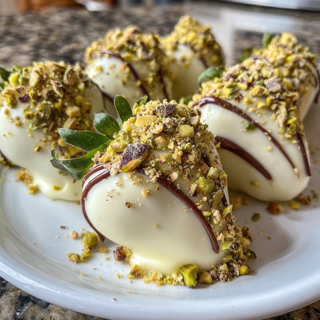 White Chocolate Strawberries